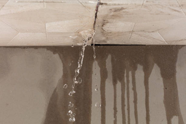 Professional Burst Pipe Cleanup technician working in York Beach, ME